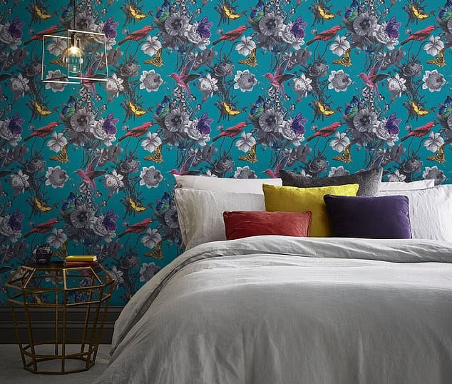 Are you in full bloom? Cheerful floral wallpaper is flocking back into fashion and can add ‘instant depth and character’ to a space