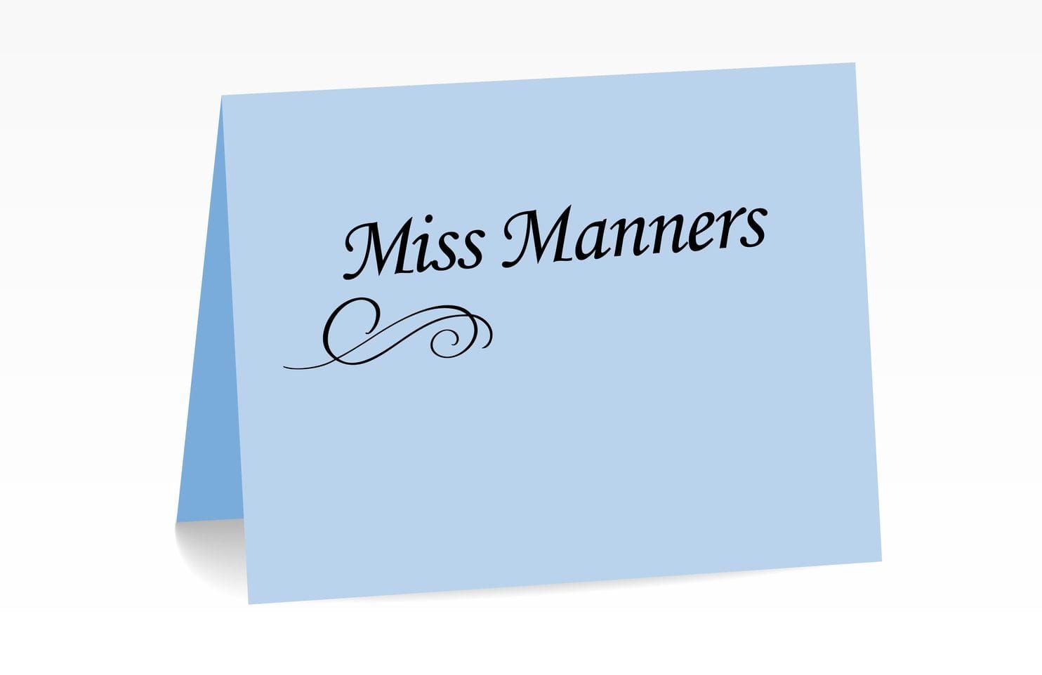 Miss Manners: Floral runaround could have been avoided