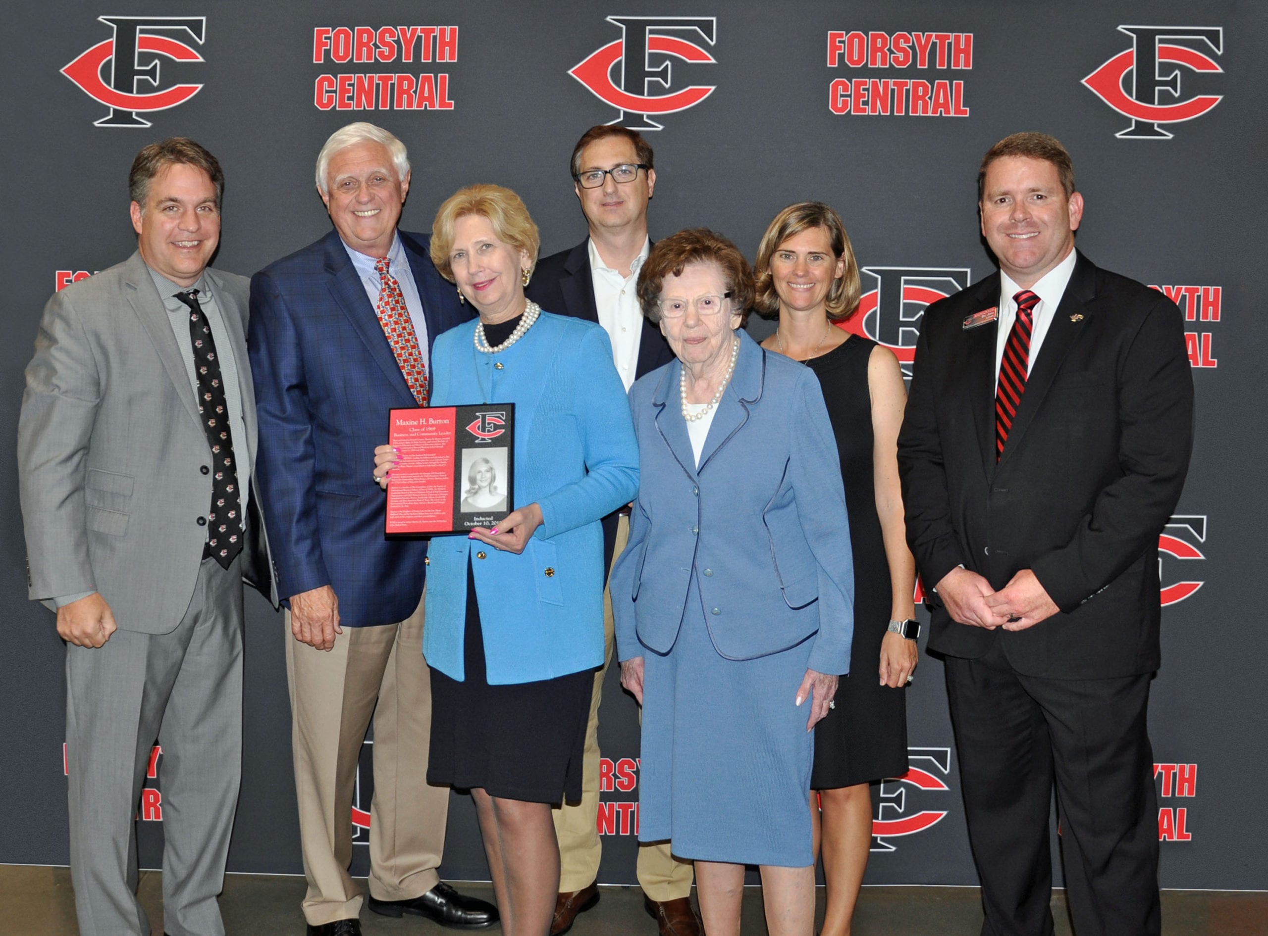 Maxine H. Burton inducted into Forsyth Central High School Hall of Fame