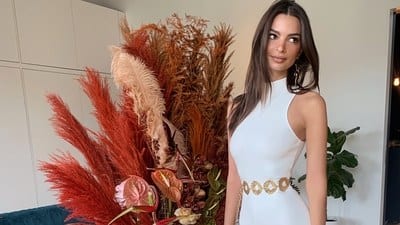 To Celebrate Her Latest Inamorata Launch, Emily Ratajkowski Invited All Her Cool Friends to Make Floral Arrangements