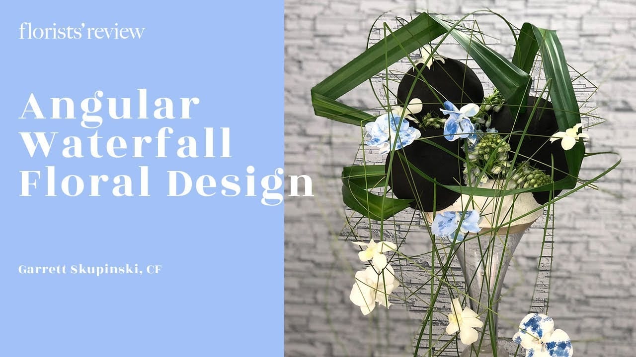 Angular Waterfall Floral Design