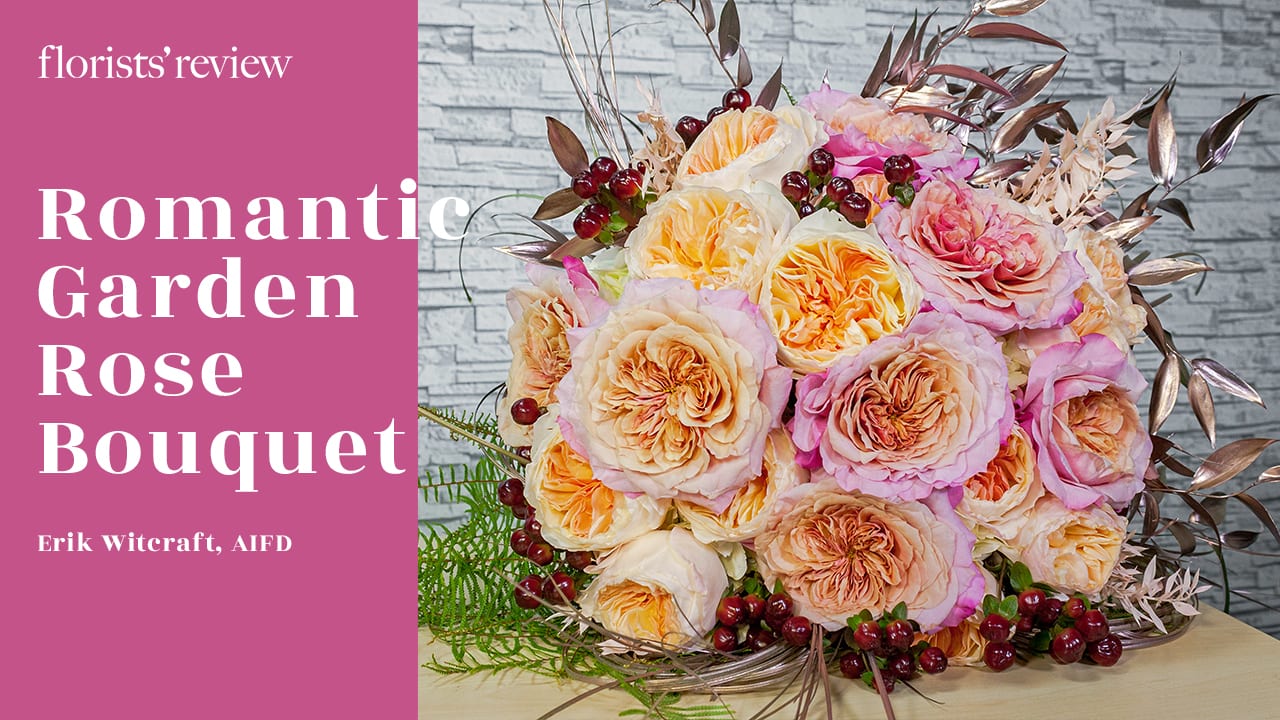 Promenade: Romantic Garden Rose Bouquet How-to