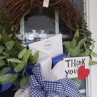 Hanover florist leaves wreaths for health care workers