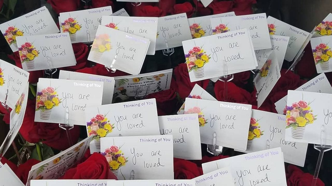 Florist’s message to LI hospitals, nursing homes: ‘You are loved’