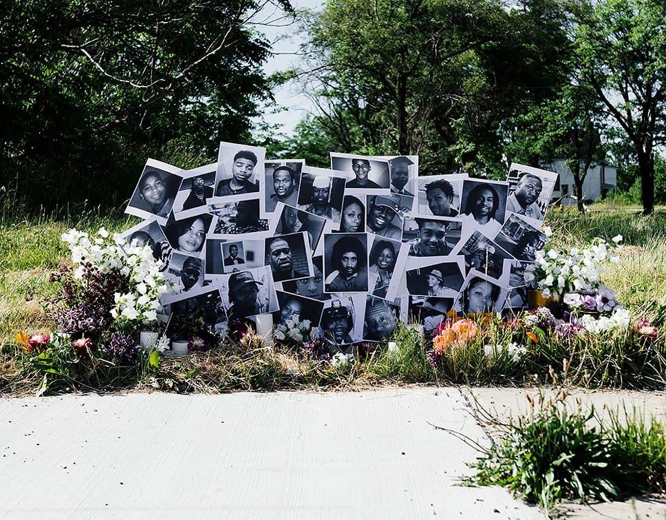 Detroit artist creates floral installations to honor Black historic sites and help florists hurt by coronavirus
