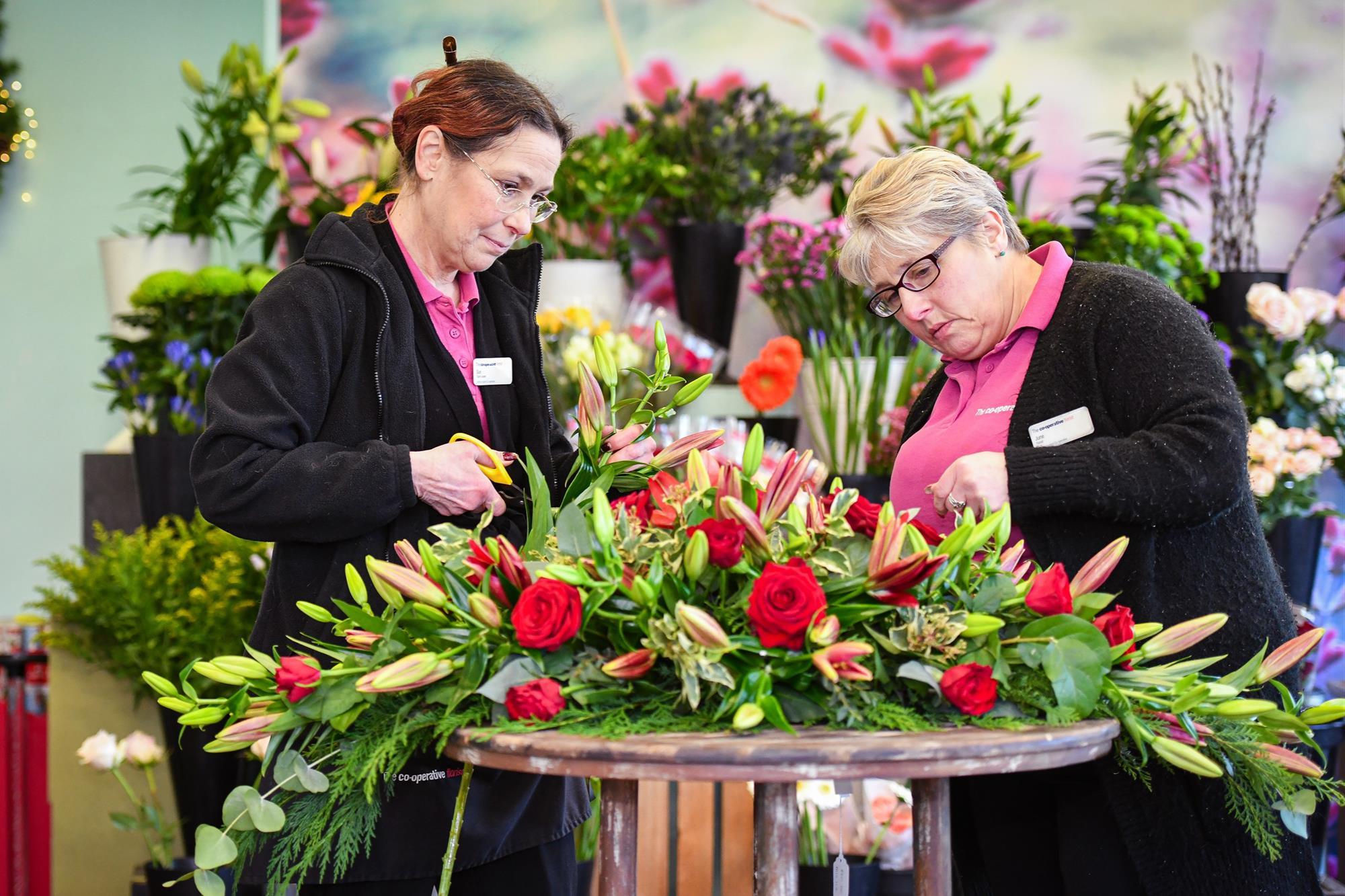 Central England Co-op Funeralcare reopens florist shops to the public