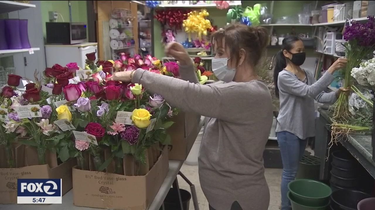 Florists add much needed color to seniors’ lives in dark times