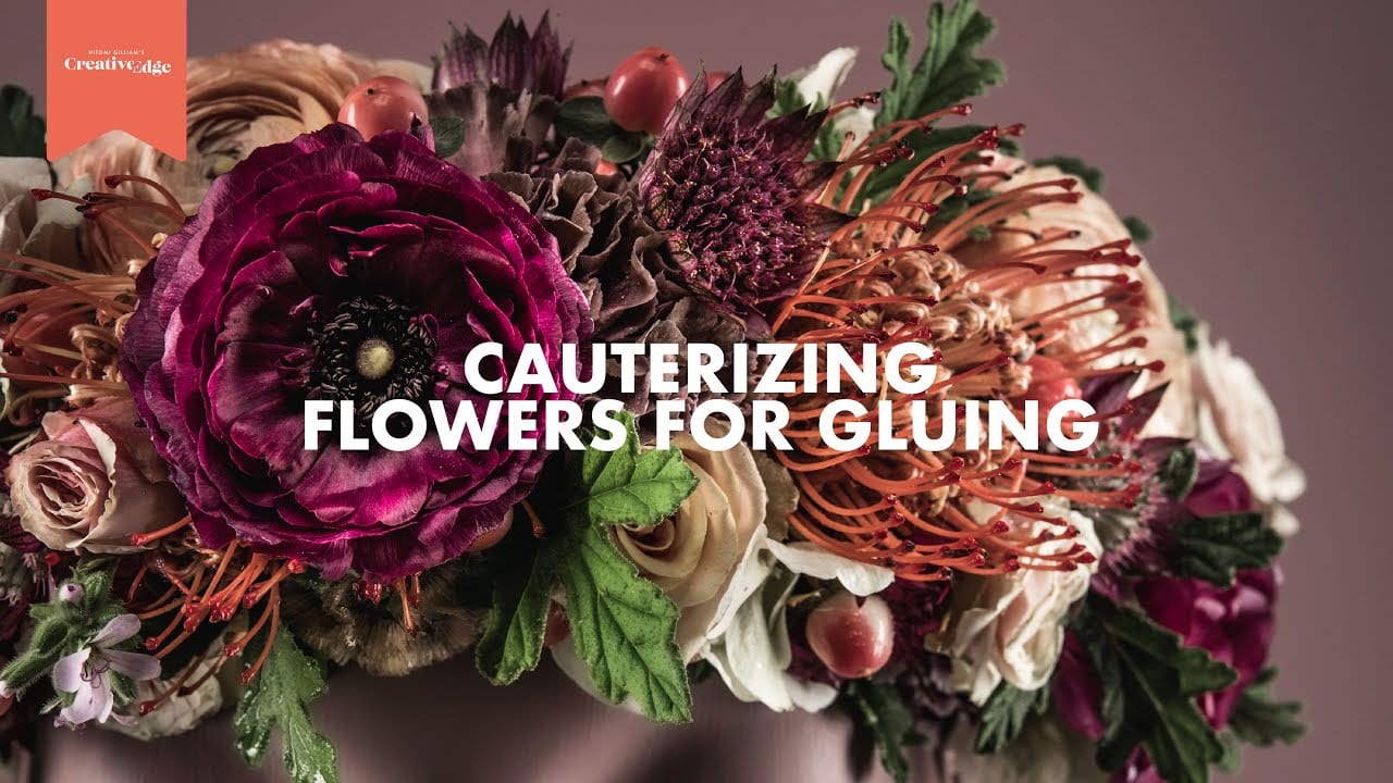 CAUTERIZING FLOWERS FOR GLUING / Creative Edge Techniques