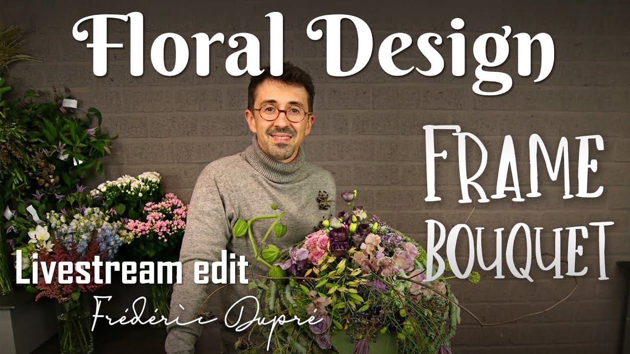 Floral Design Demo #5, Part 1: Handtied Frame Bouquet 2 by Frédéric Dupré