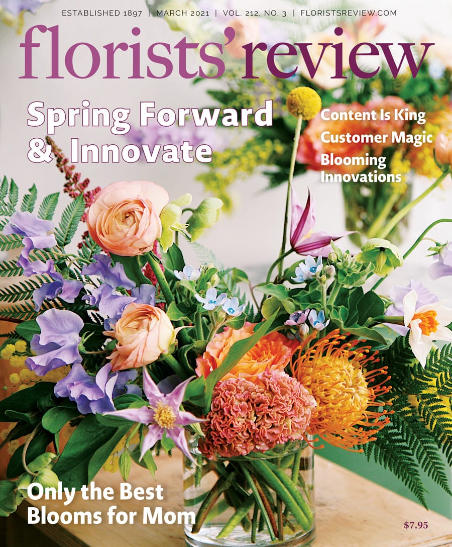 Florists' Review March2021 Front-cover