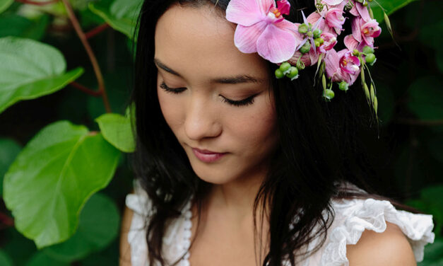 Floral Fascinator by  Françoise Weeks