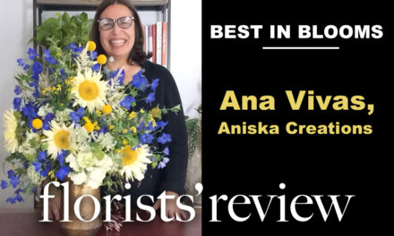Best in Blooms May 2021 Finalist Ana Isabel Vivas with Aniska Creations