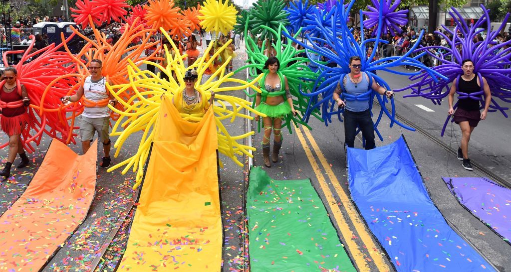 San Fran Pride Parade Baloons