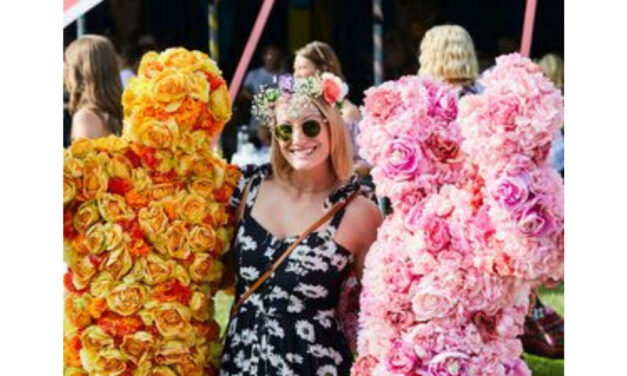 Power to the Flower People as Mannequins Bring Color to Shrewsbury