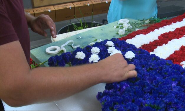 Florist Creates Blooming Works of Art for The Solheim Cup Opening Ceremony
