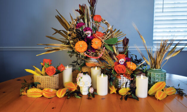 Day Of The Dead Buffet Floral Inspiration
