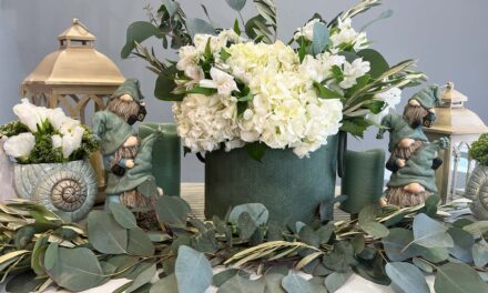 Green Garden Tablescape