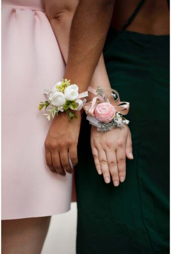 Prom deals flower bracelet