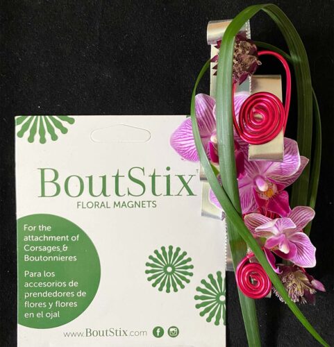 Go pinless! Boutstix Boutonnière Magnets are simply wrapped within  boutonnieres and corsages! #askyourfl…