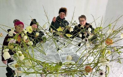 Recap from Floral Workshop at Icehotel in Sweden