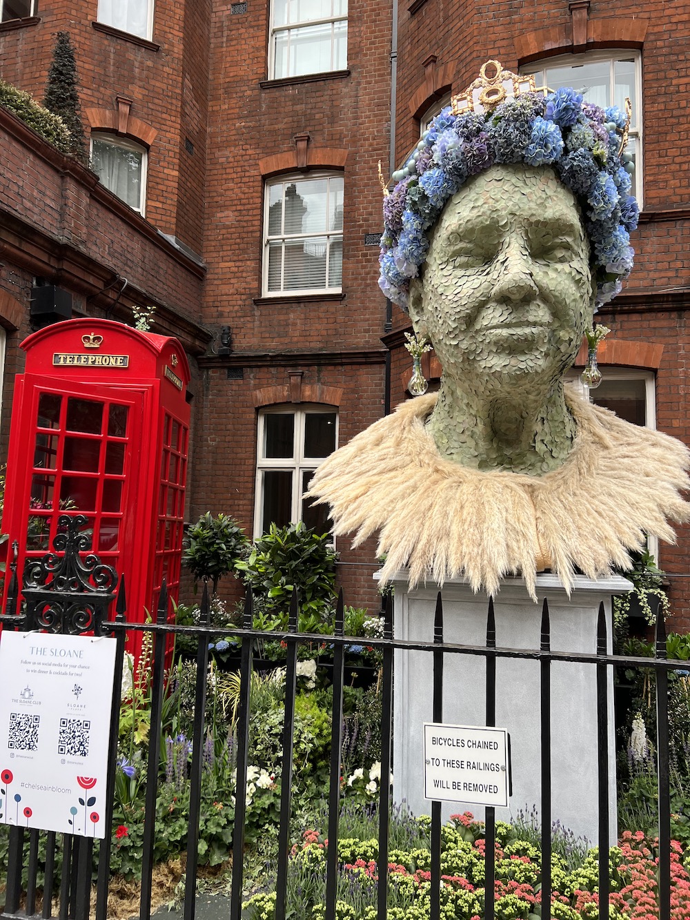 Flowers Festival Blooming at Chelsea Storefronts and Streets Florists