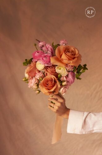 bouquet with roses