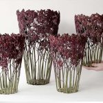 Dried and Pressed Flowers Are Molded into Delicate Sculptural Vessels