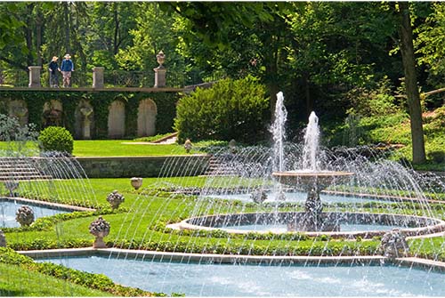 Fountains at Longwood gardens
