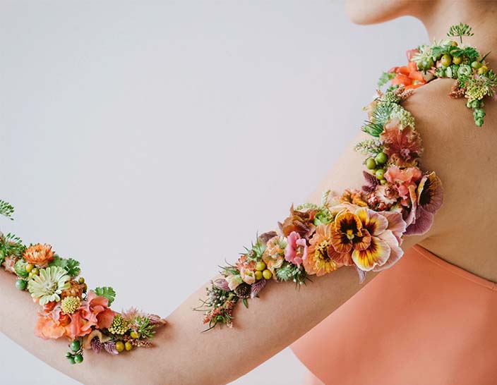 Floral Artist Sue McLeary Creates Fabulous Wearable Flowers