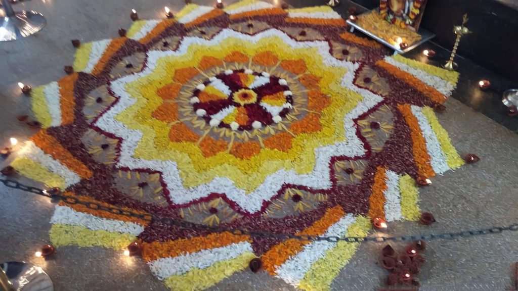 Diwali floral decoration