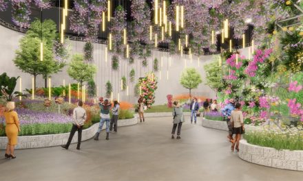 The Garden Electric Is Theme of Philadelphia Flower Show