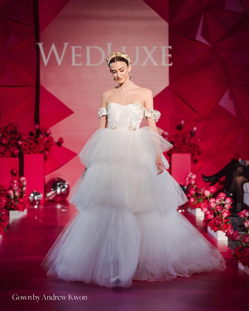 WedLuxe Show 2023 Runway images by @PurpleTreePhotography