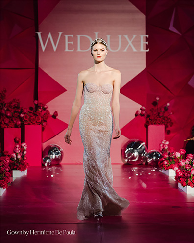 WedLuxe Show 2023 Runway images by @PurpleTreePhotography 