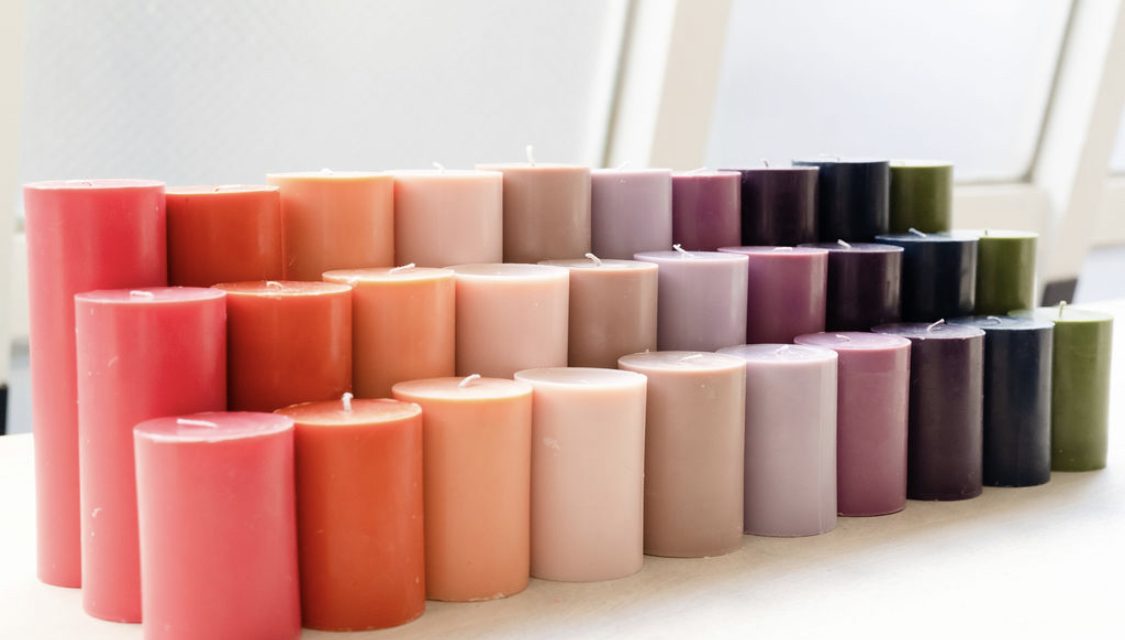 Sustainable Reuse of Wax into Curated Candles