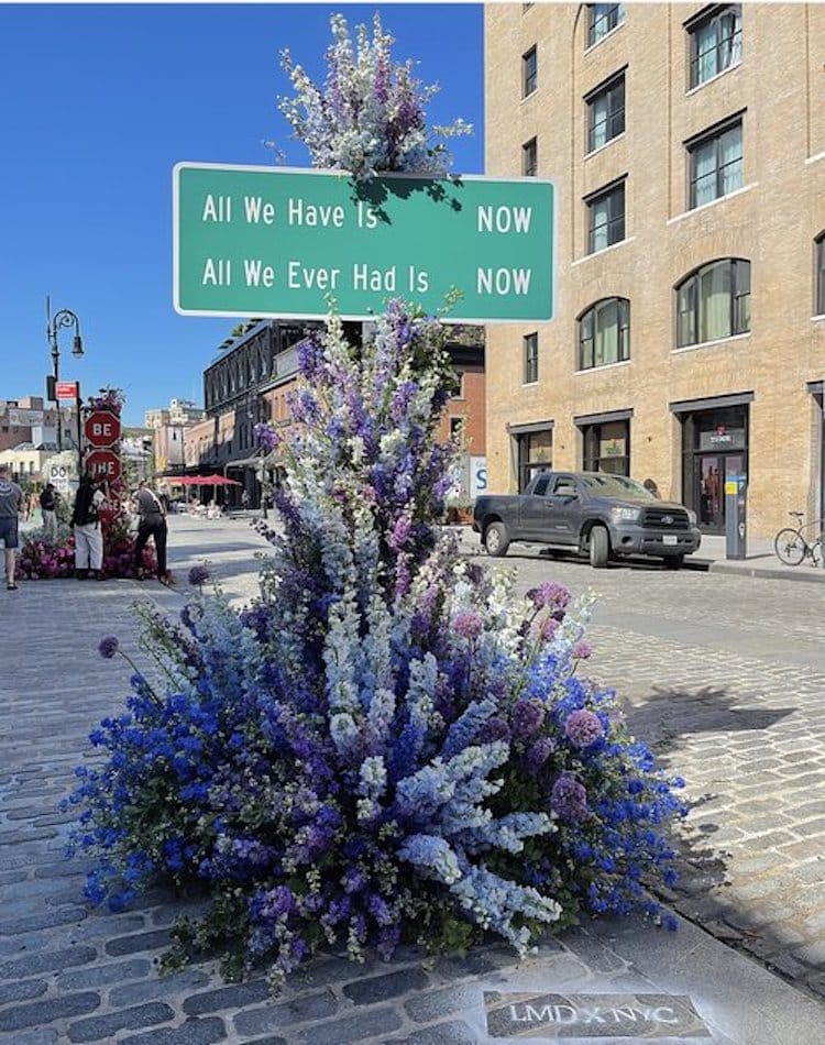 flower installations- new york- lewis-miller