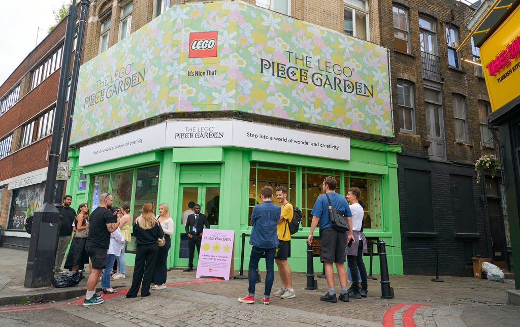 LEGO® Piece Garden was a pop-up space in Shoreditch Design Triangle
Image: Courtesy of LEGO