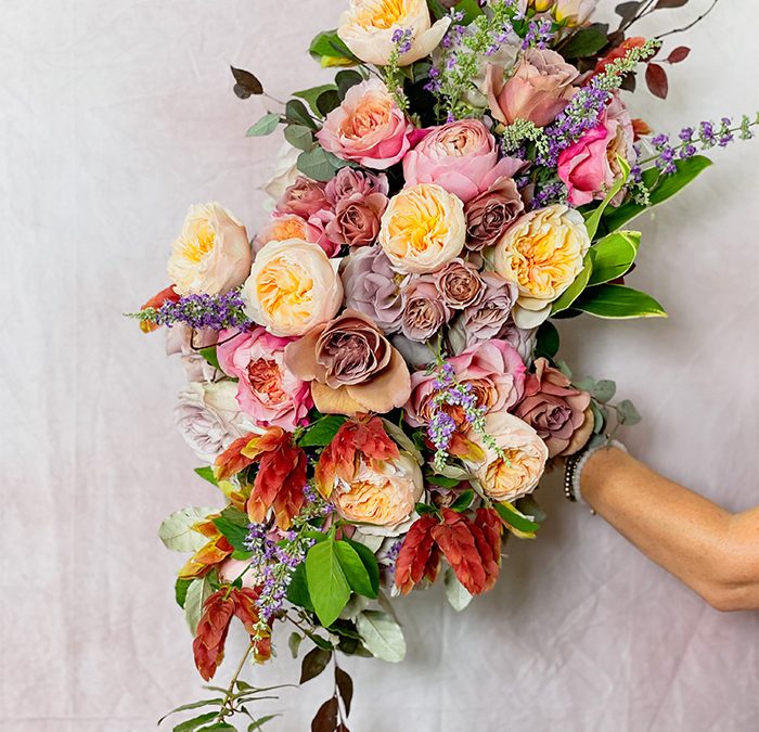 Hand-tied Cascade Bridal Bouquet
