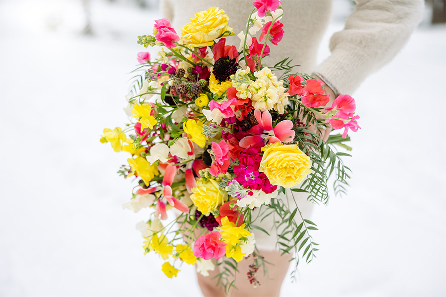 Rhythmic Spring Bridal Bouquet