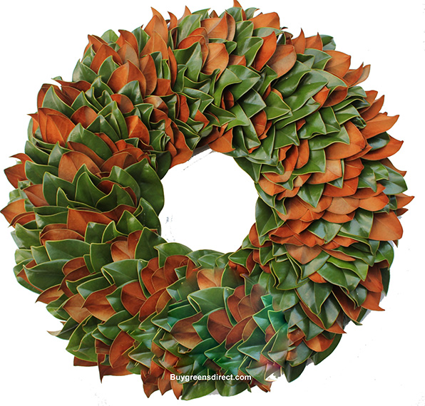 wreath made of magnolia