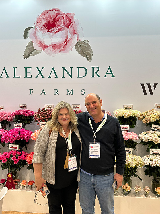 Jules and Joey form Alexandra Farms at the show
