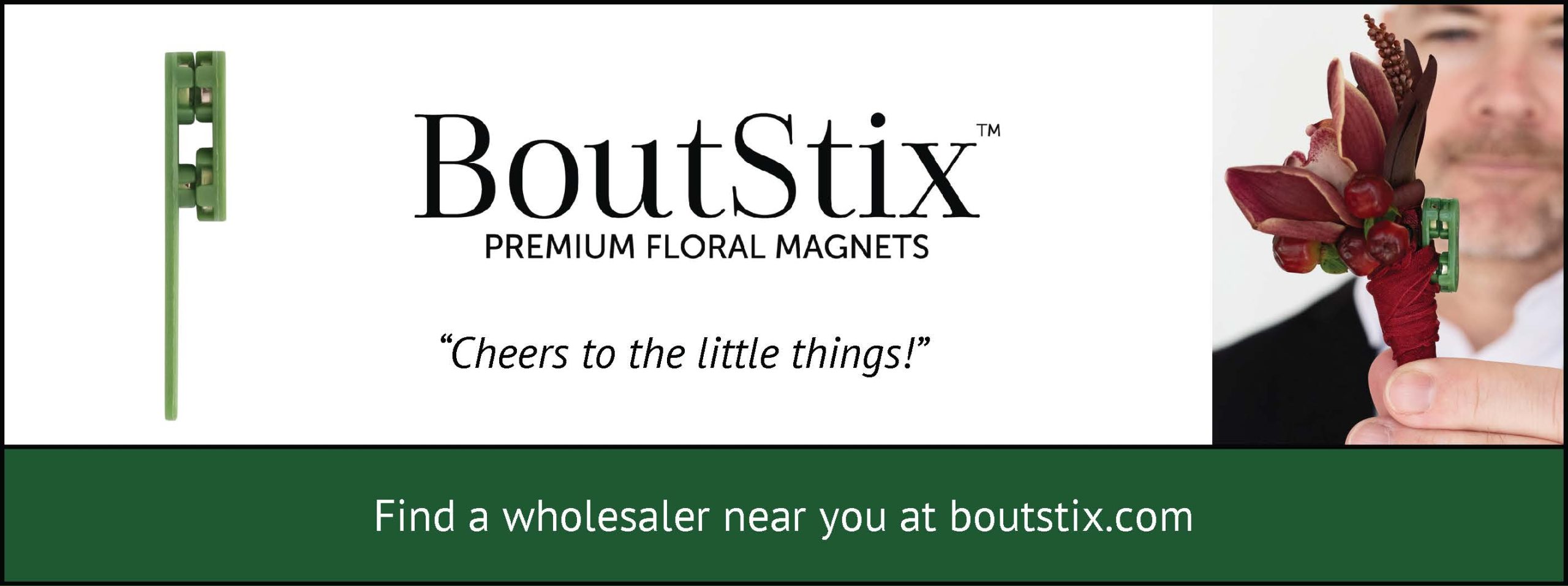 Boutstix floral magnets